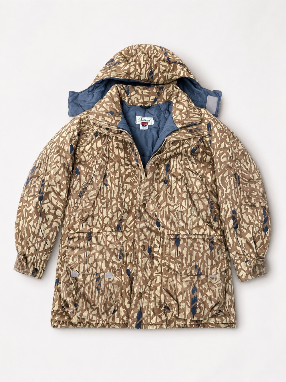 L.L. Bean Men’s Vintage Cattail Pattern Gortex Hunting Jacket